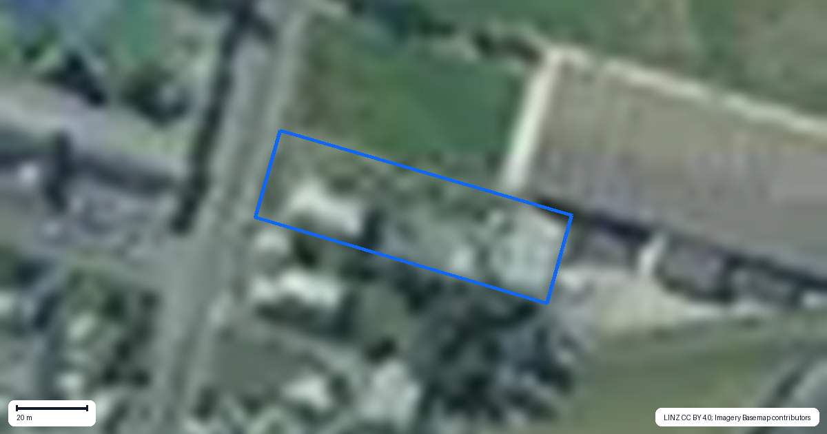 Property context map for 20 Glasgow Street, Balclutha