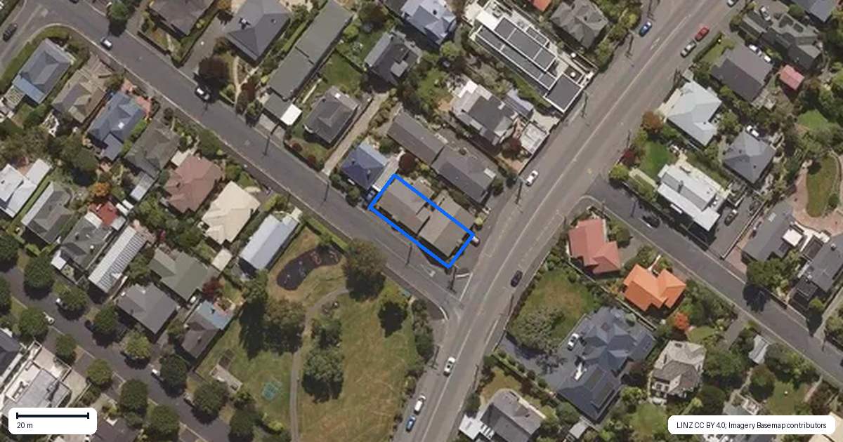 Property context map for 515 Highgate, Maori Hill, Dunedin