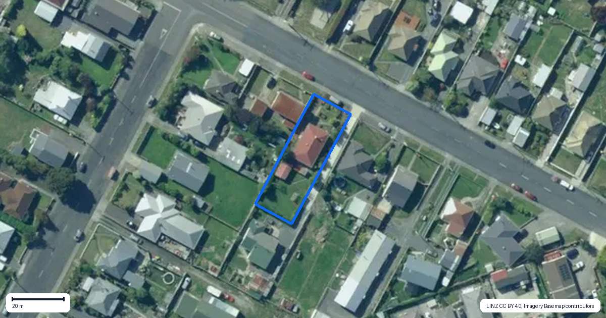 Property context map for 23 Gormack Street, Balclutha