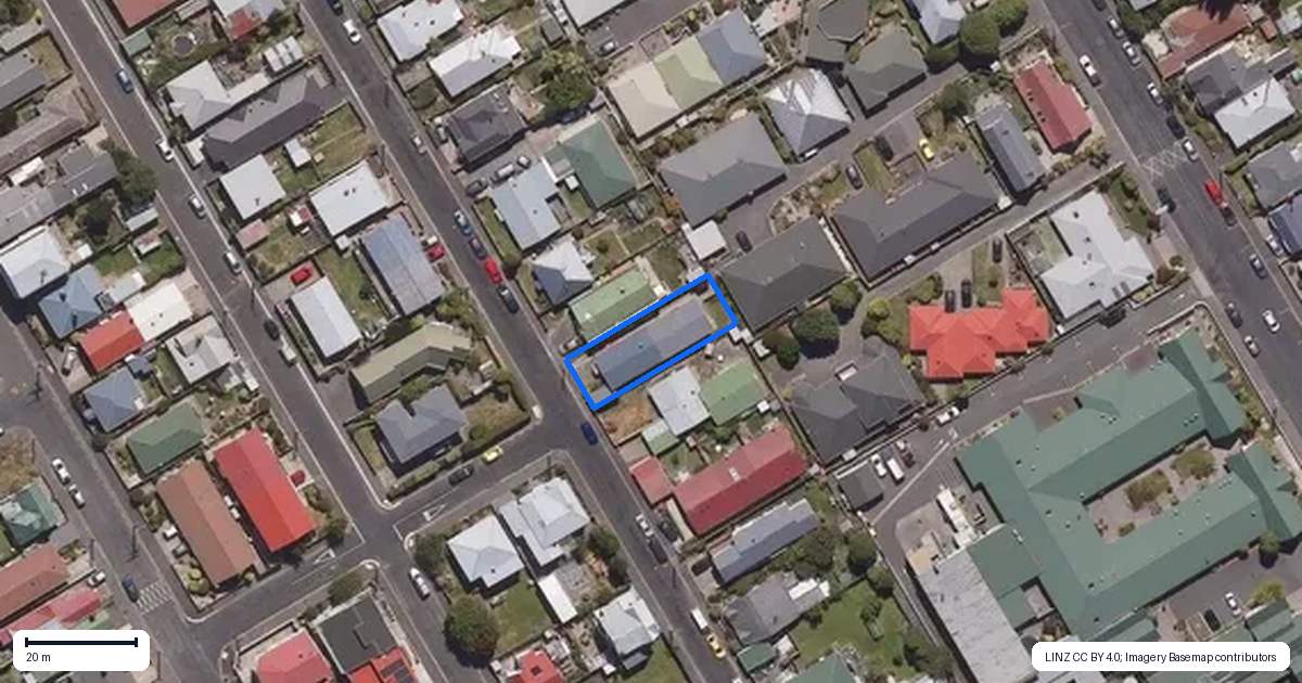 Property context map for 22A Josephine Street, Caversham, Dunedin