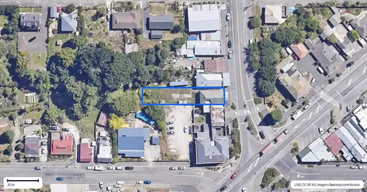 Property context map for 43 Tiverton Street, Palmerston