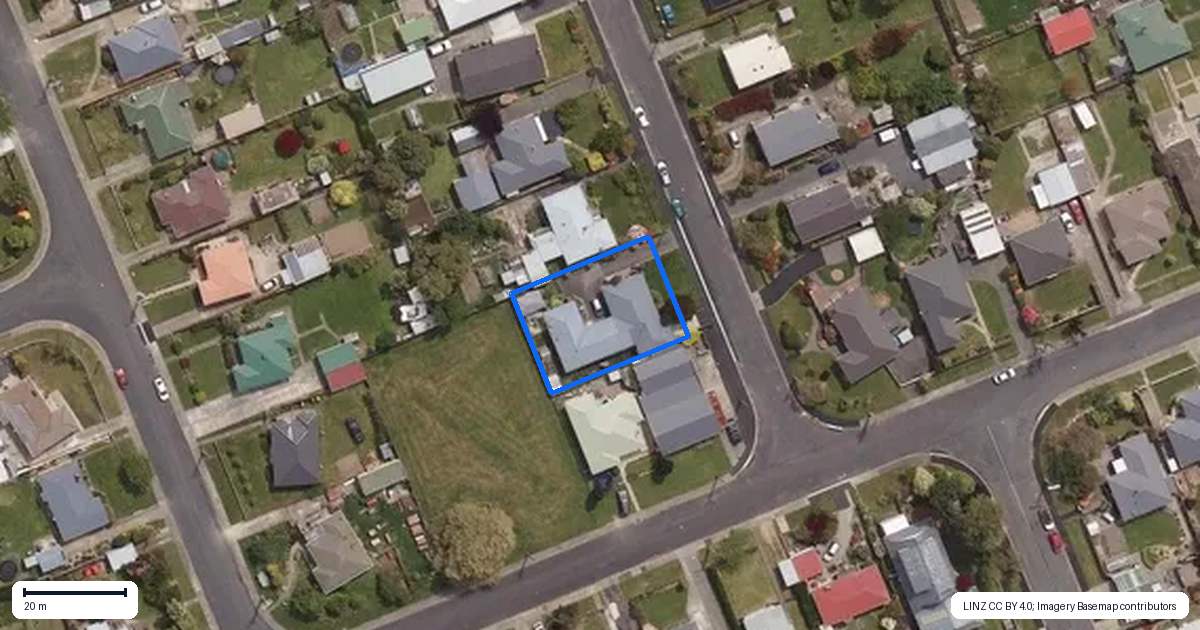 Property context map for 13A Stirling Crescent, Mosgiel