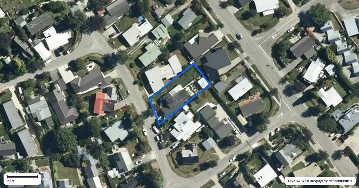 Property context map for 19 Thomson Street, Arrowtown