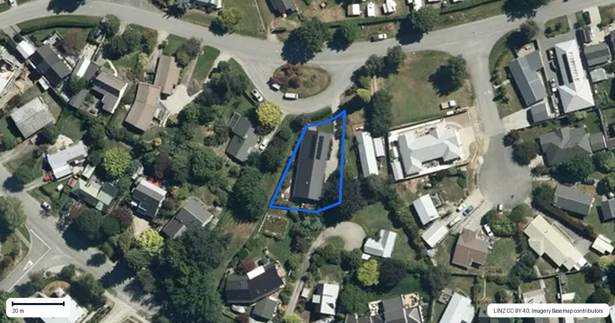 Property context map for 10 Preston Drive, Arrowtown