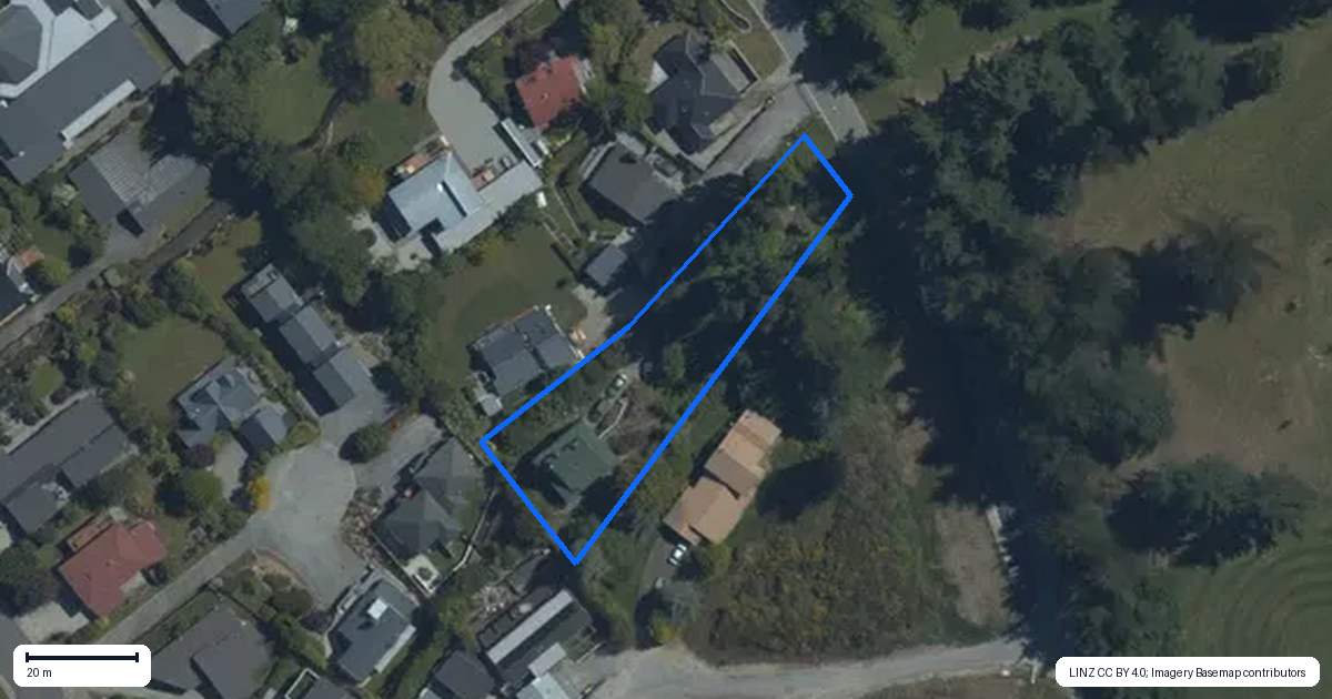 Property context map for 83 Youghal Street, Wanaka