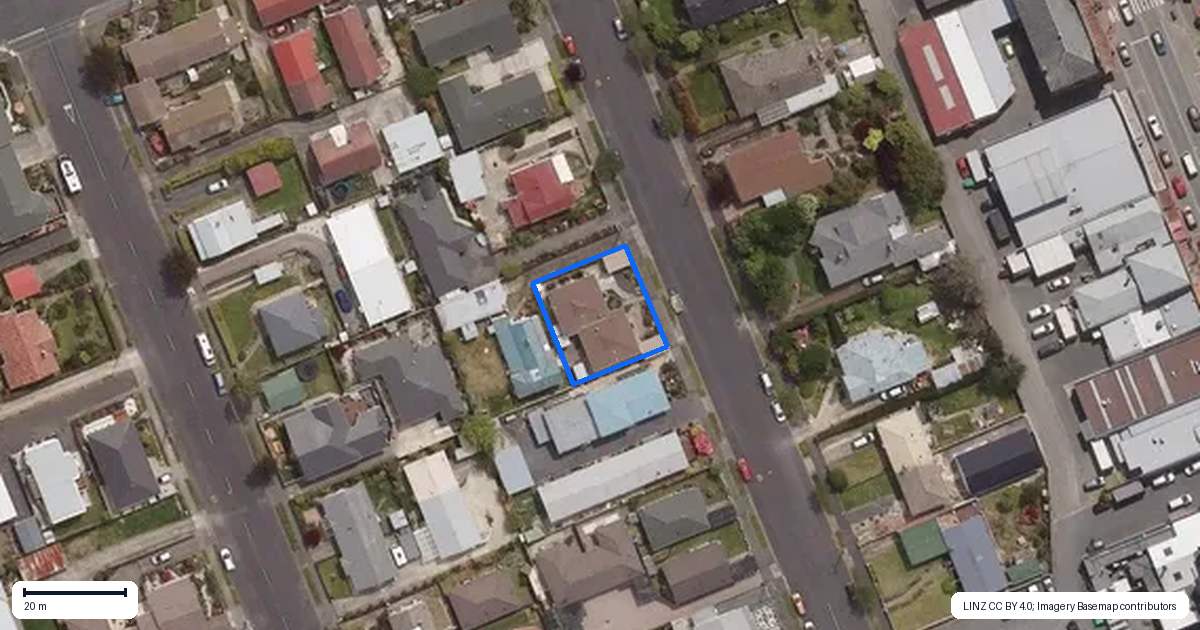 Property context map for 5A Forth Street, Mosgiel