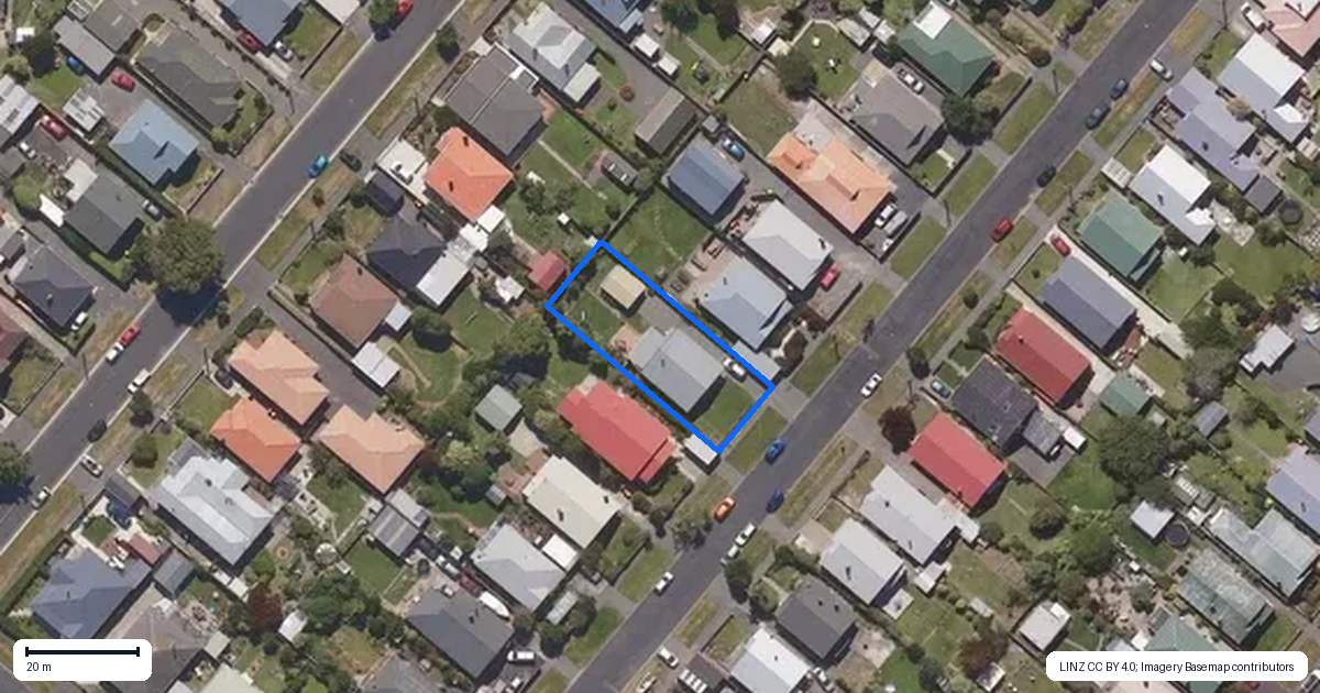 Property context map for 105 Marlow Street, Musselburgh, Dunedin