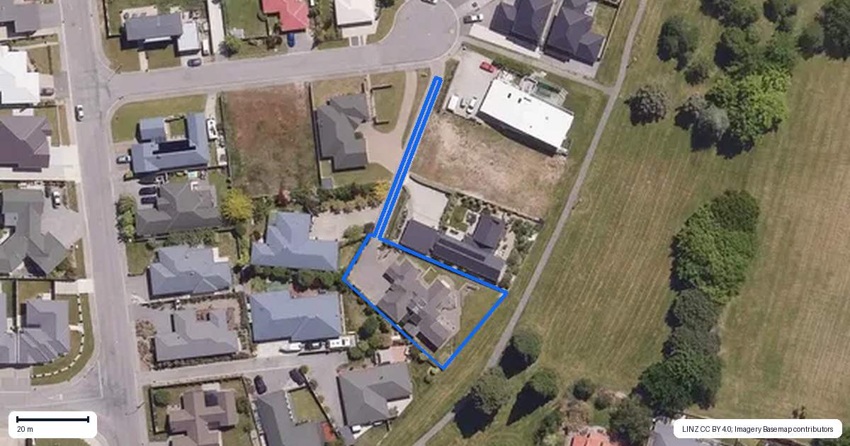 Property context map for 9 Aurum Court, Cromwell