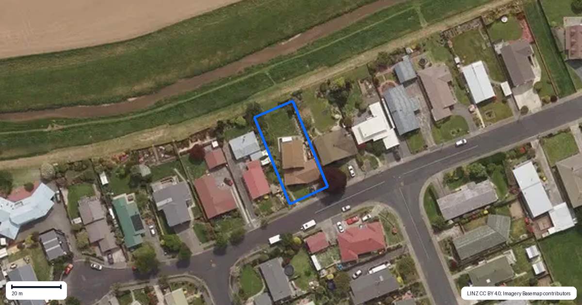 Property context map for 72 Goodall Street, Mosgiel