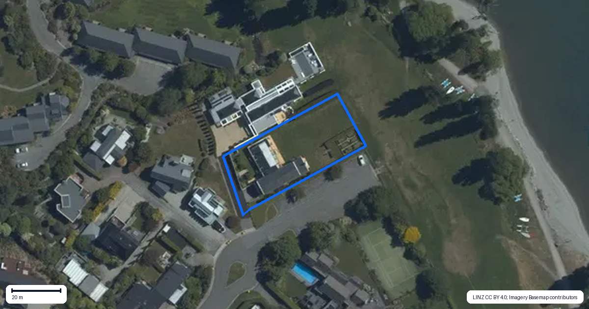 Property context map for 29 Morrows Mead, Wanaka