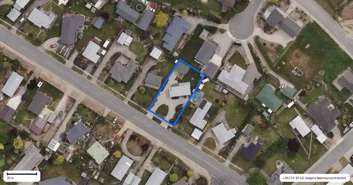 Property context map for 72 Hazlett Street, Clyde