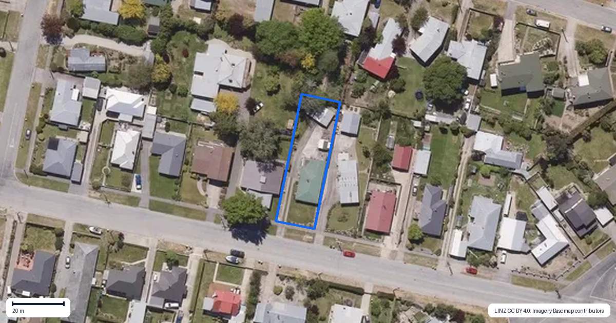 Property context map for 21 Killarney Street, Alexandra