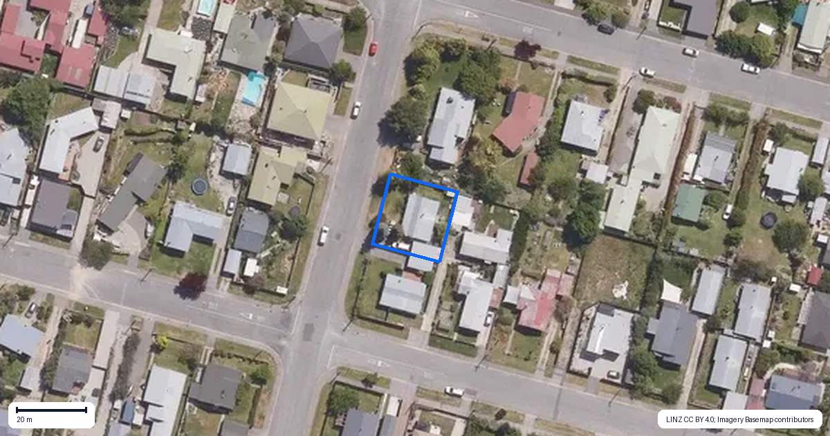 Property context map for 30 Achil Street, Cromwell