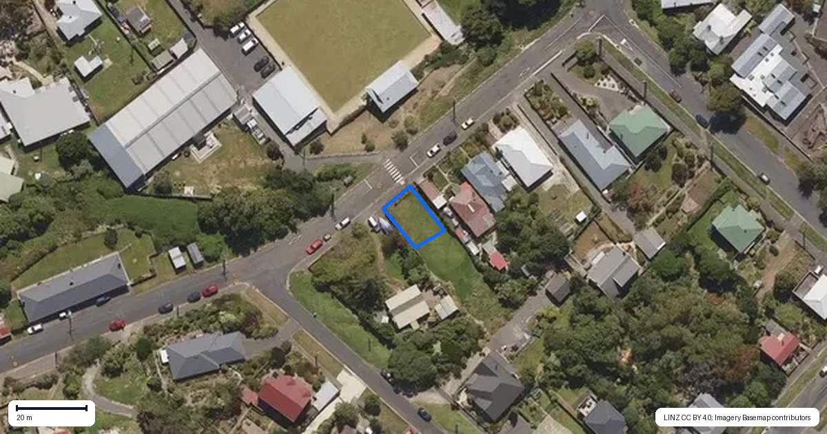 Property context map for 73 Wickliffe Terrace, Port Chalmers, Dunedin