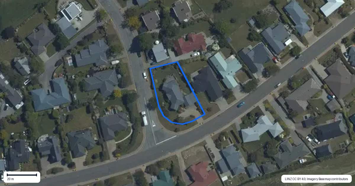 Property context map for 26 Meadowstone Drive, Wanaka