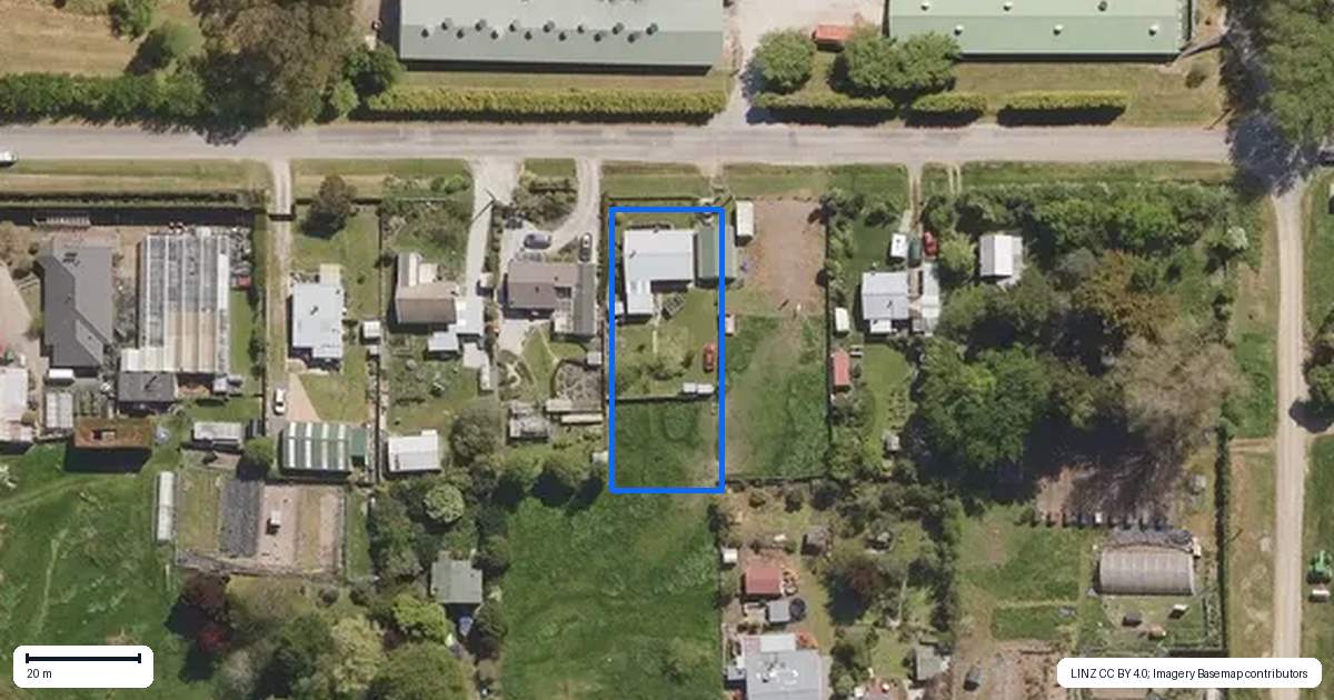 Property context map for 21 Inverary Street, Waikouaiti