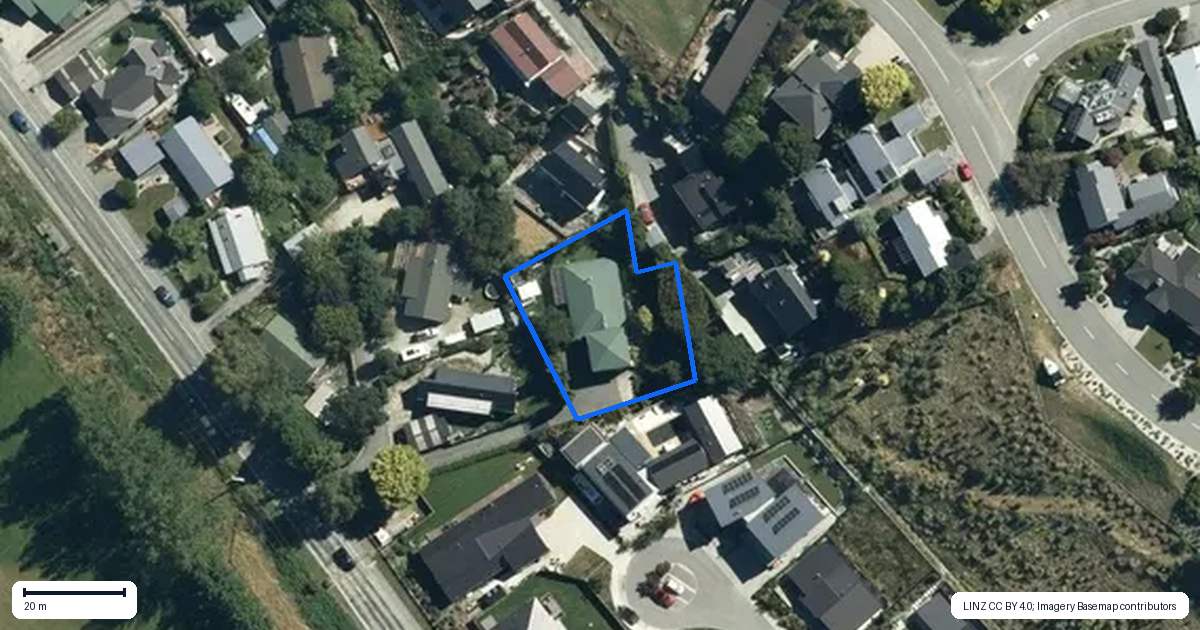 Property context map for 111 McDonnell Road, Arrowtown