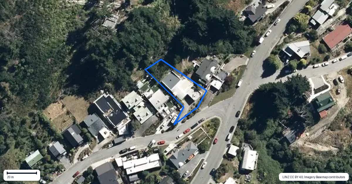 Property context map for 3 Caples Place, Fernhill, Queenstown