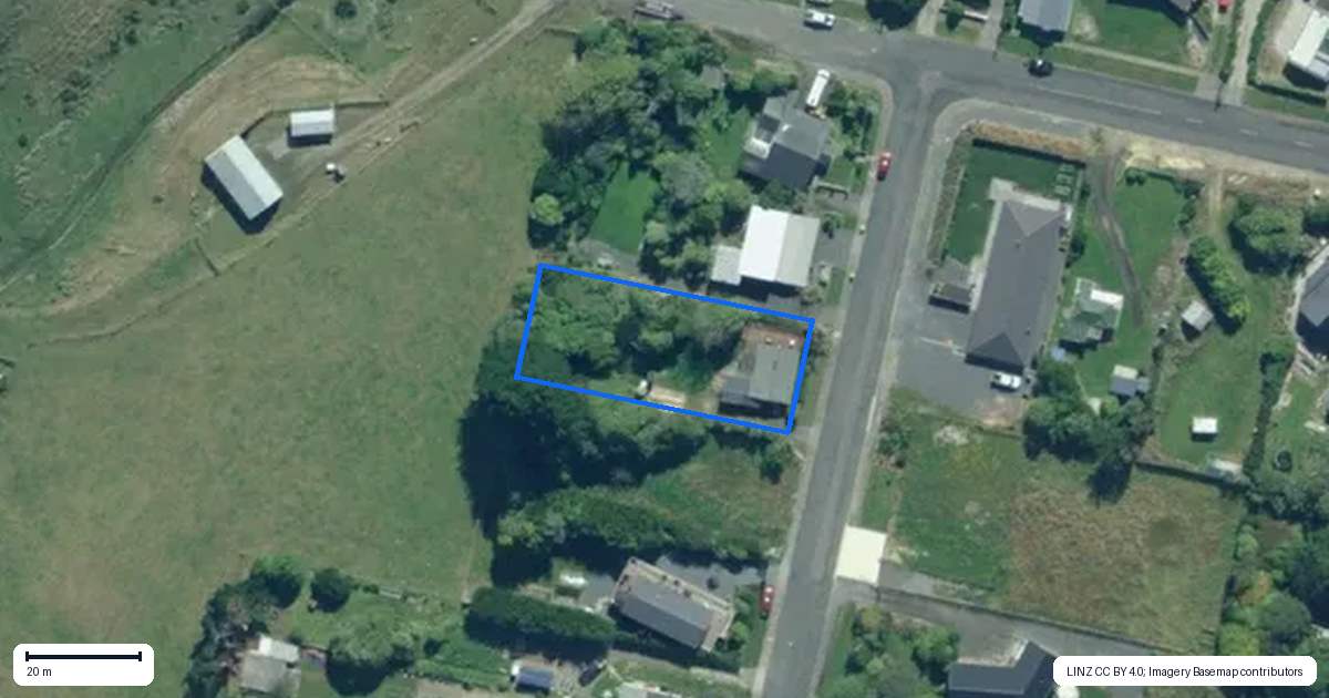 Property context map for 6 Kamahi Street, Kaka Point