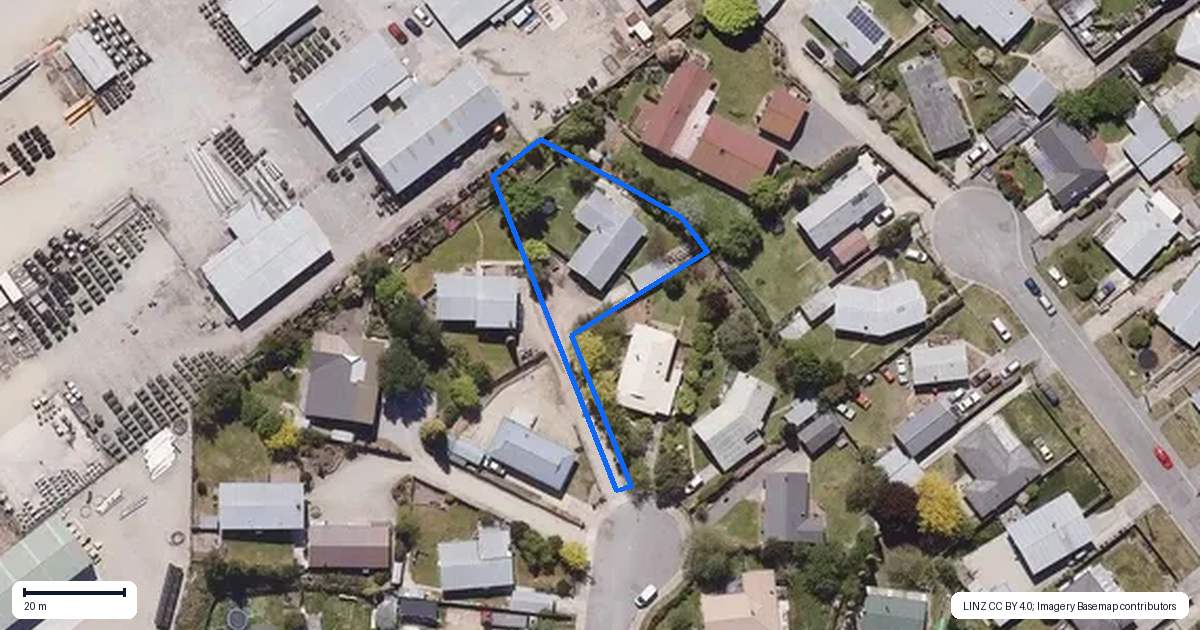 Property context map for 20 Don Place, Alexandra