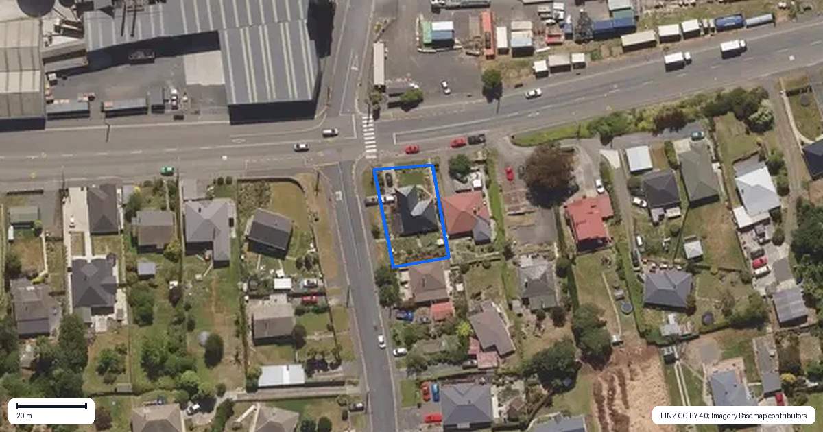 Property context map for 166A Main South Road, Green Island, Dunedin