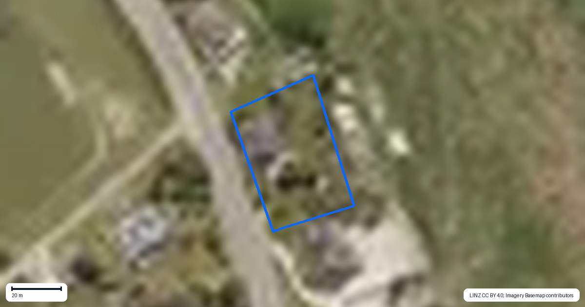 Property context map for 3751 Fruitlands-Roxburgh Road, Roxburgh