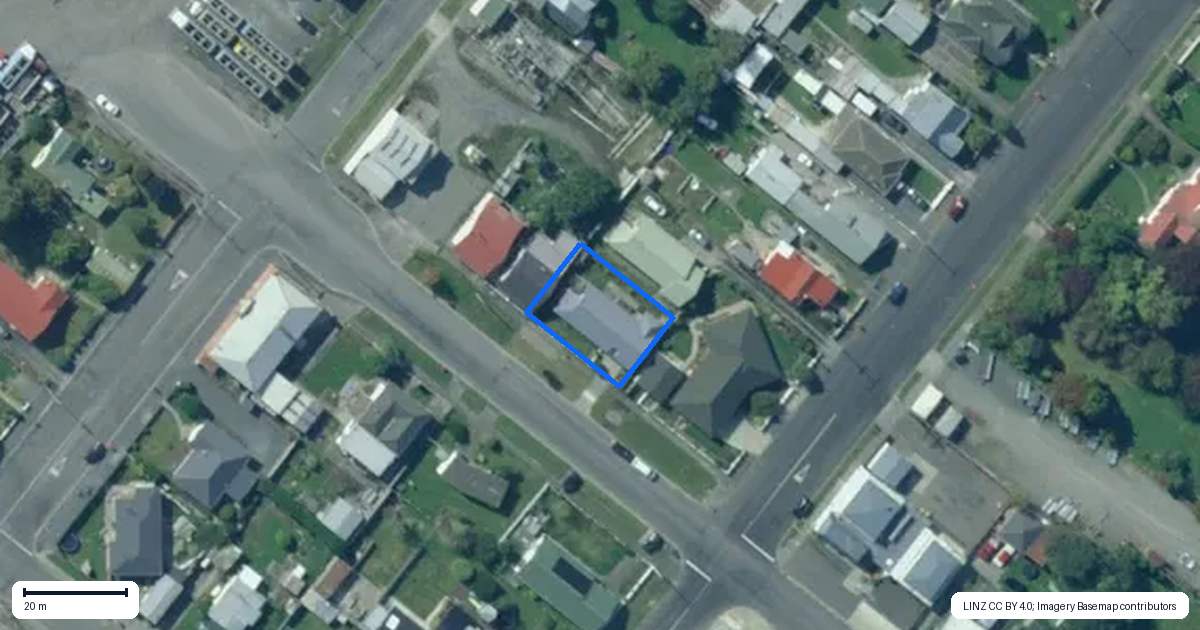 Property context map for 16 Eden Street, Milton