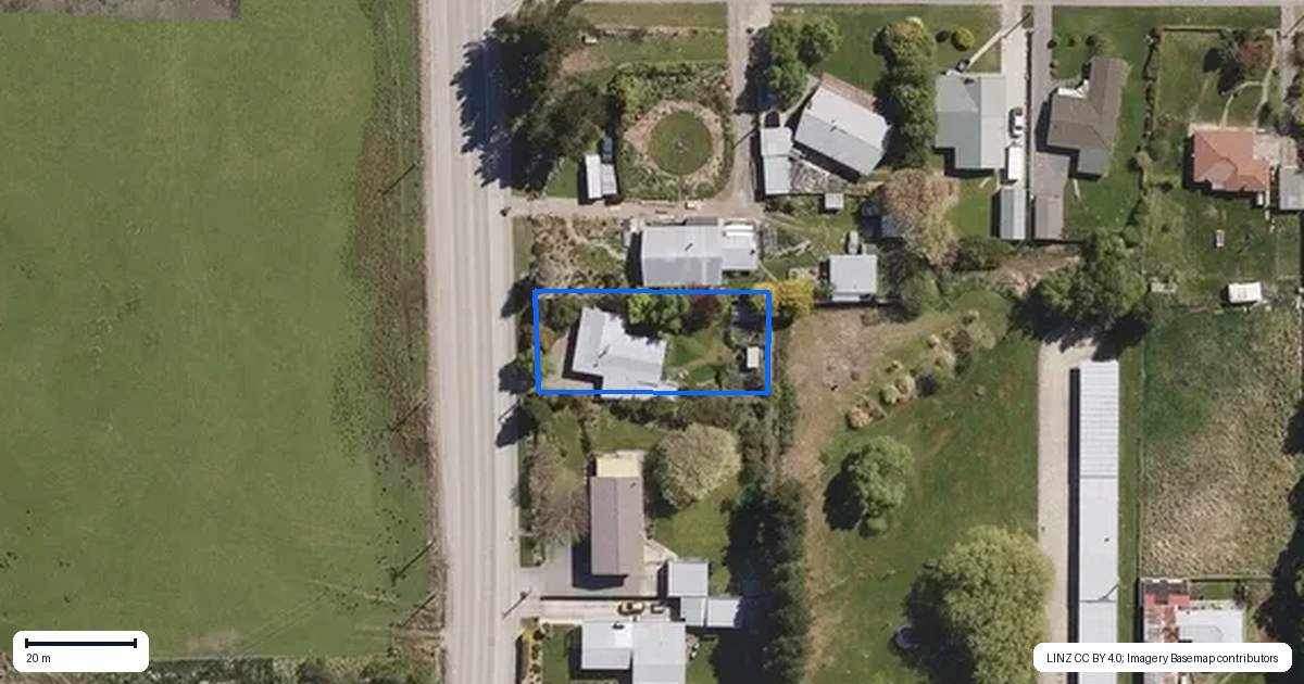 Property context map for 44 Stuart Road, Ranfurly
