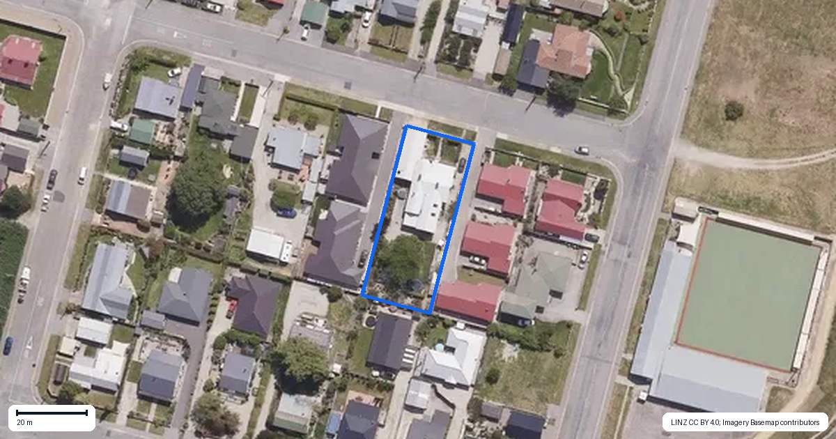 Property context map for 6 Ray Street, Cromwell