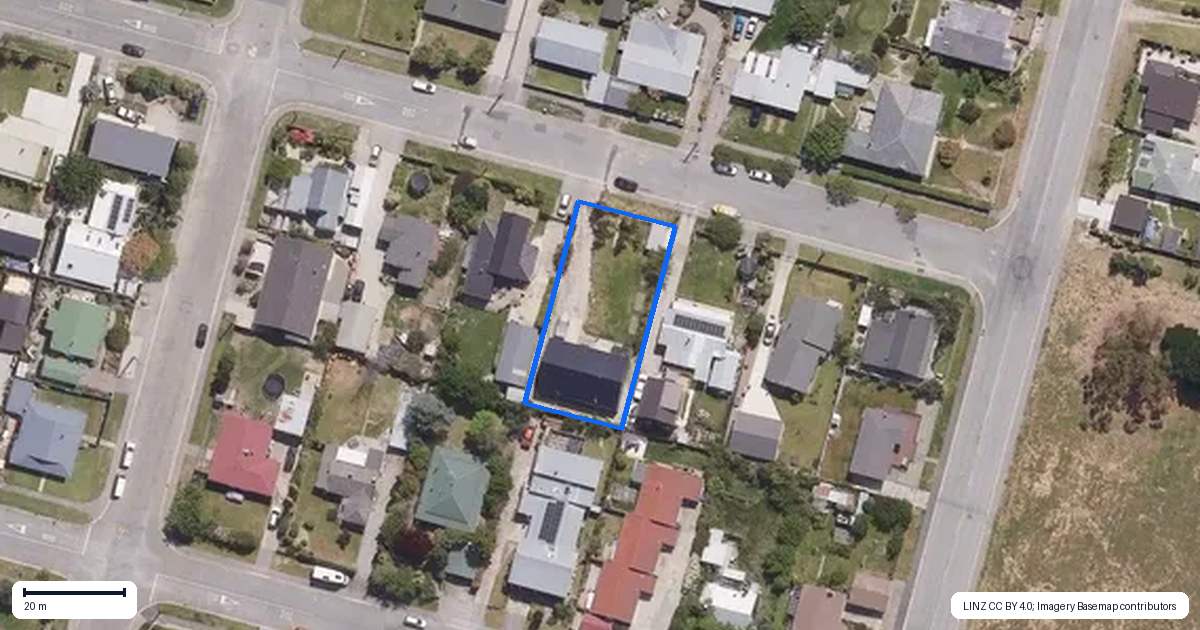 Property context map for 14 Ortive Street, Cromwell