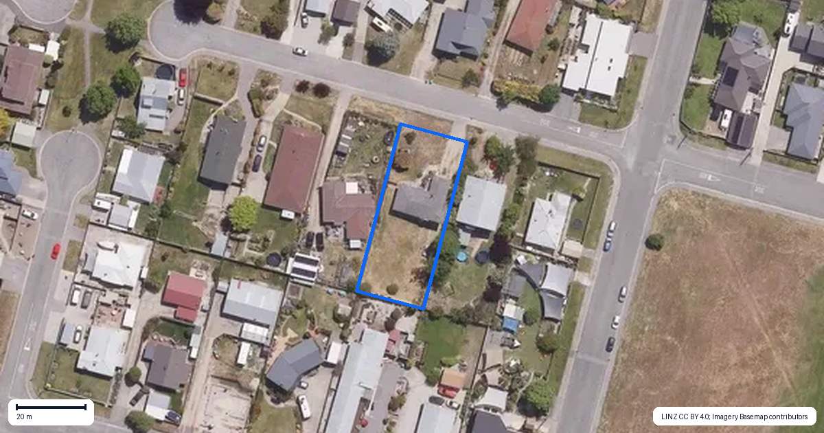 Property context map for 58 Donegal Street, Cromwell