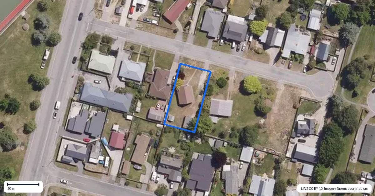 Property context map for 7 Kirtle Place, Cromwell