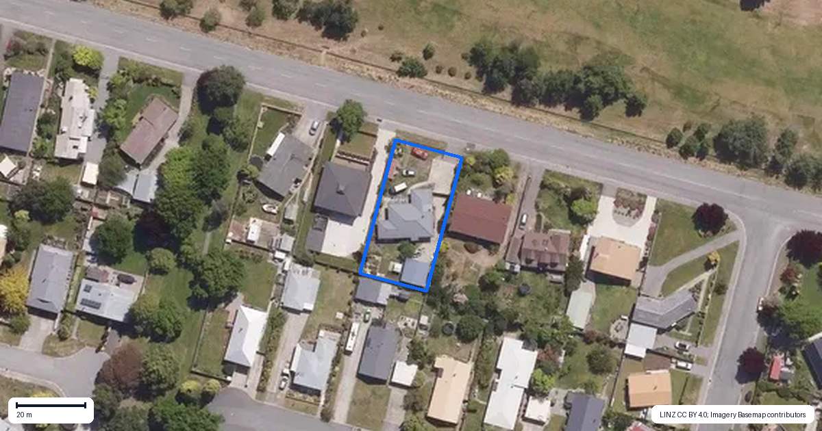 Property context map for 72 Neplusultra Street, Cromwell