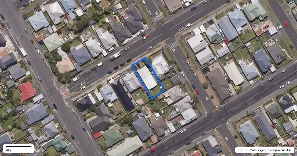 Property context map for 59A Bellona Street, Saint Kilda, Dunedin