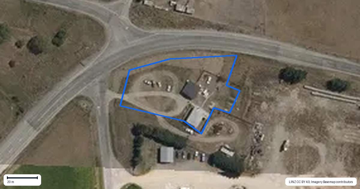 Property context map for 150 Dungannon Street, Ranfurly