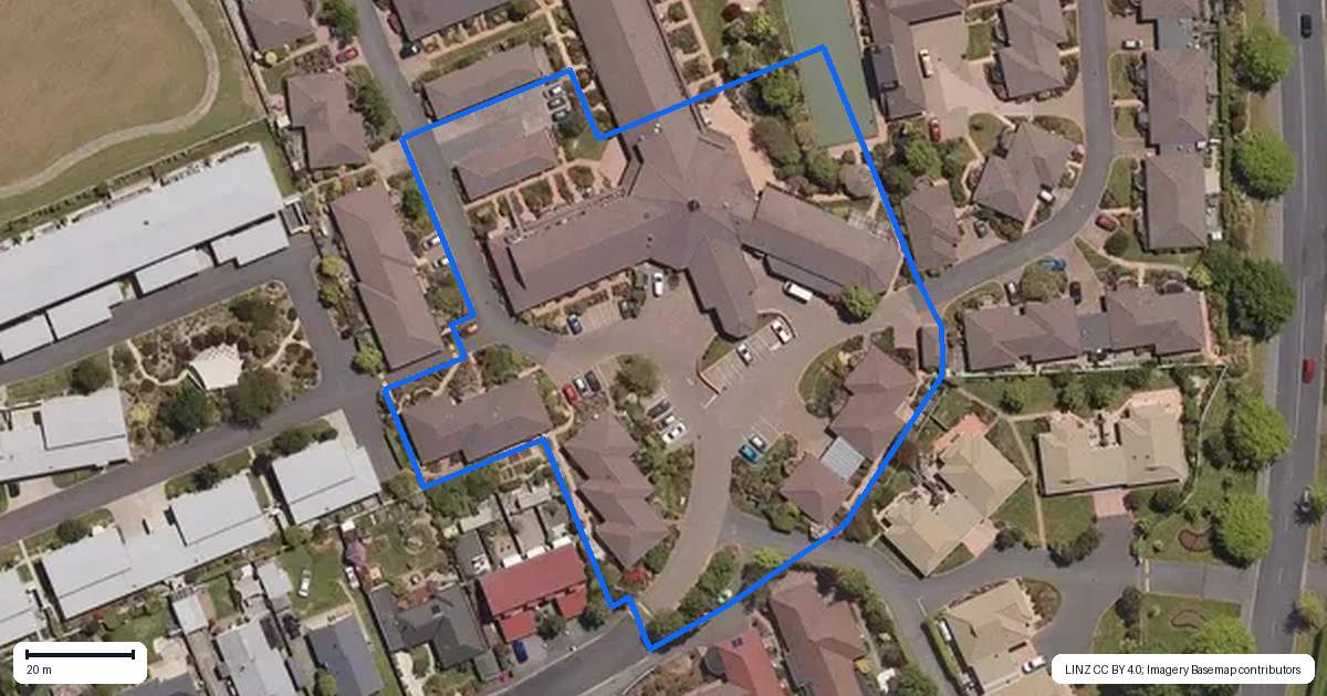 Property context map for 6 Salisbury Place, Mosgiel