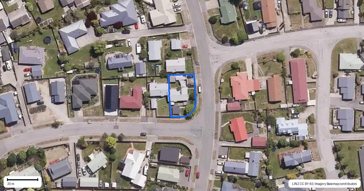 Property context map for 46 Cairnmuir Crescent, Cromwell