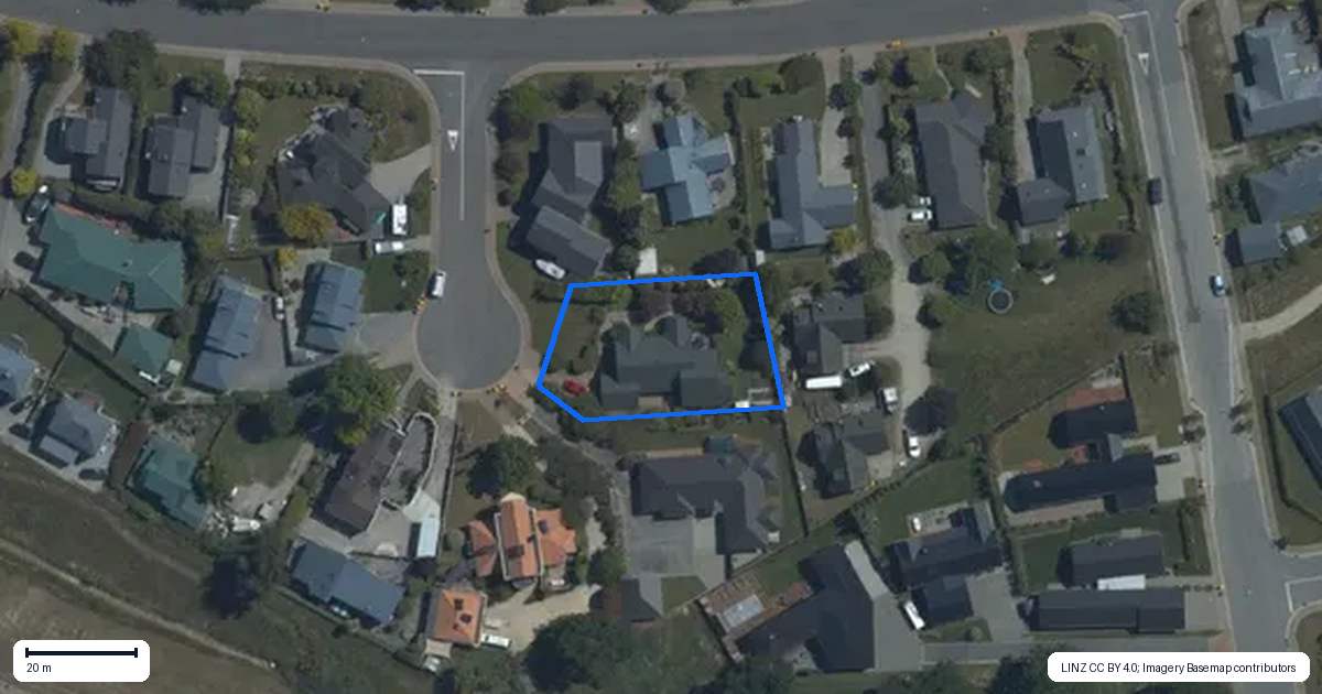 Property context map for 3 Oakwood Place, Wanaka