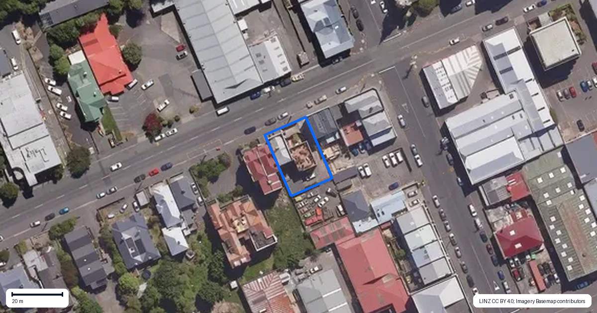 Property context map for 65 Stafford Street, Dunedin Central, Dunedin
