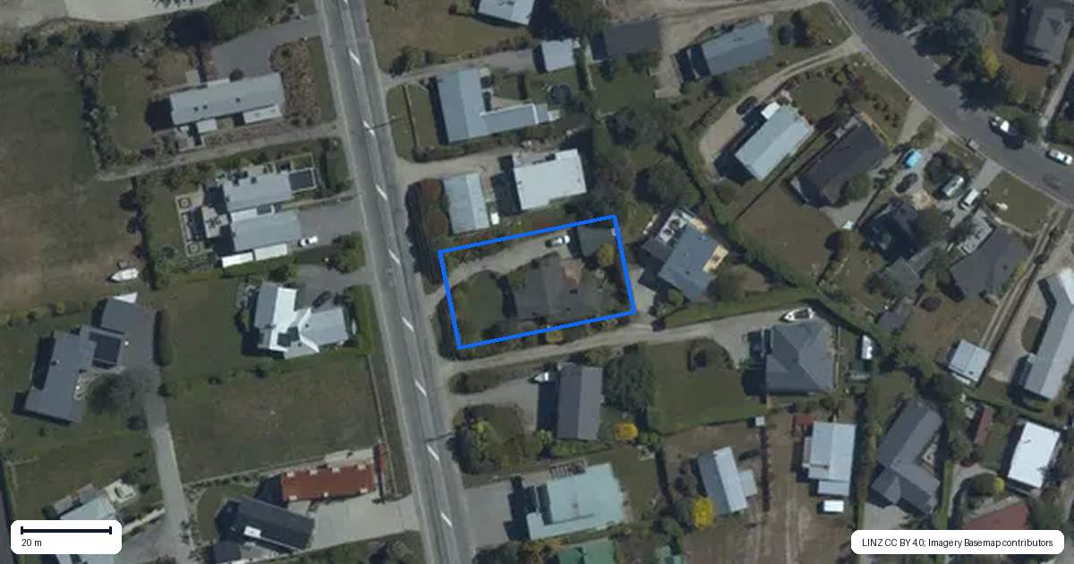 Property context map for 177 Beacon Point Road, Wanaka