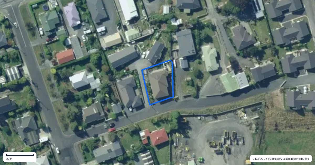 Property context map for 9 Keach Lane, Balclutha
