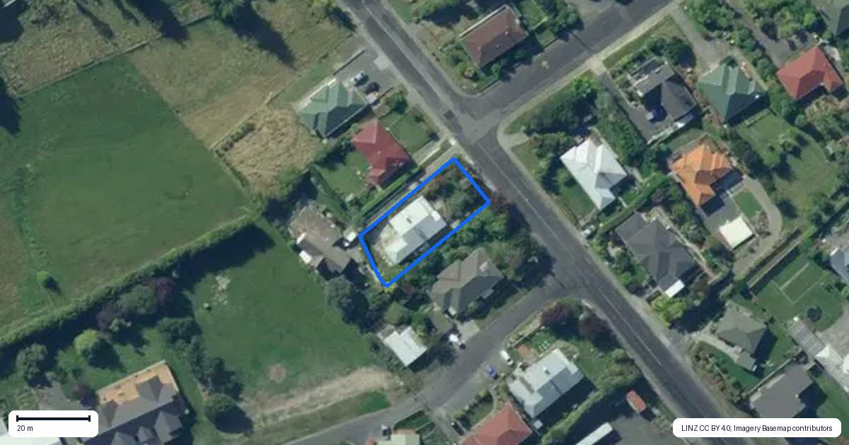 Property context map for 10A Ross Street, Balclutha