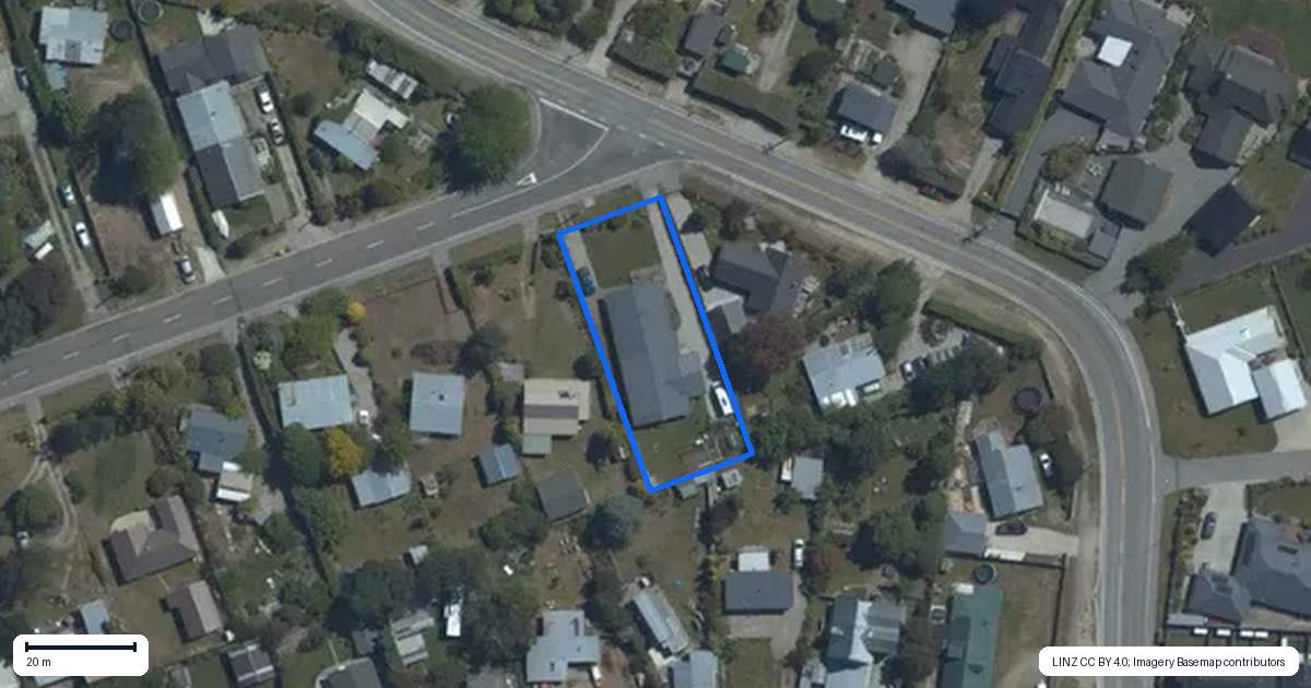 Property context map for 3 Dale Street, Albert Town, Wanaka