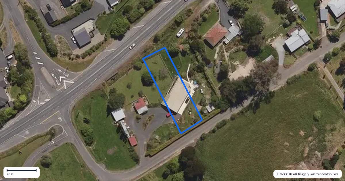 Property context map for 25 Ralston Street, Allanton, Mosgiel
