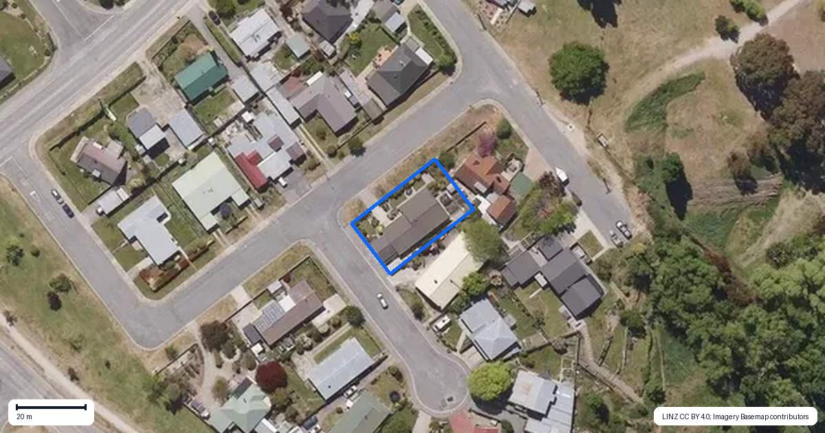 Property context map for 6 Rawhiti Street, Alexandra