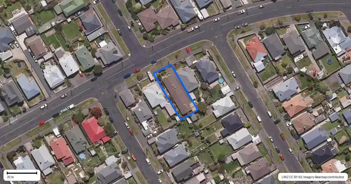 Property context map for 33A Hargest Crescent, Saint Kilda, Dunedin