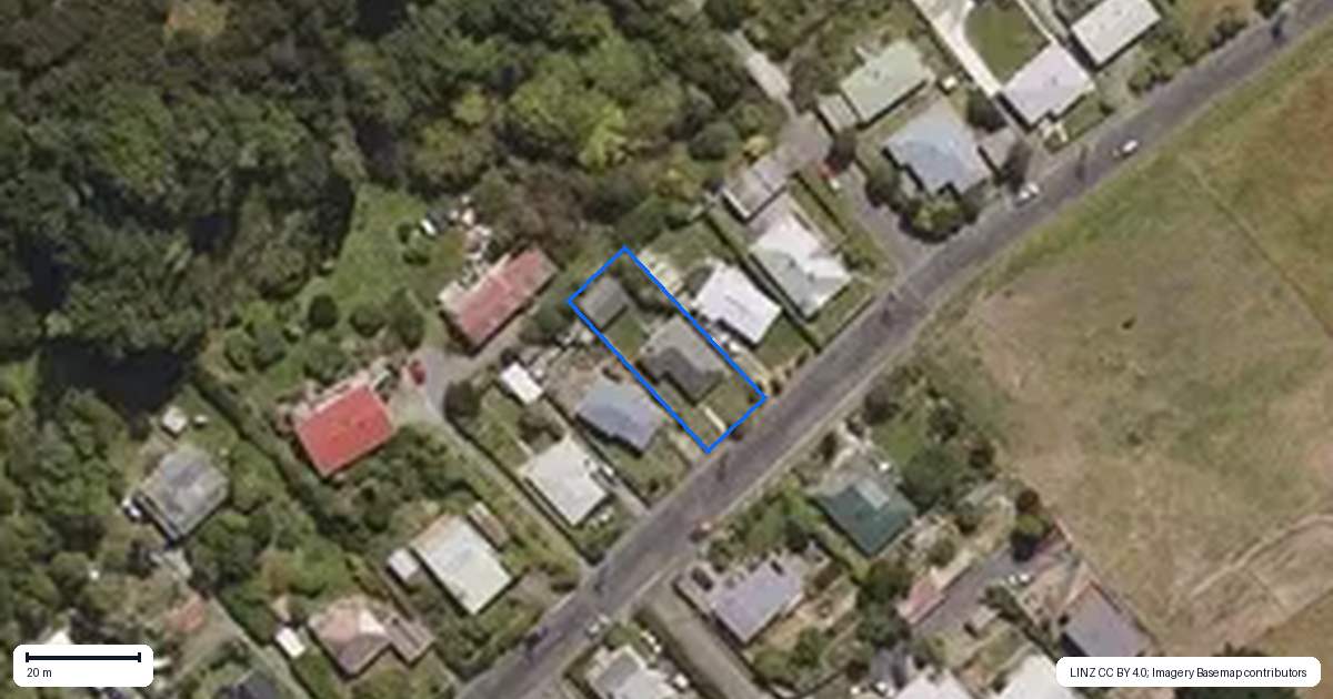 Property context map for 111 Norwood Street, Normanby, Dunedin