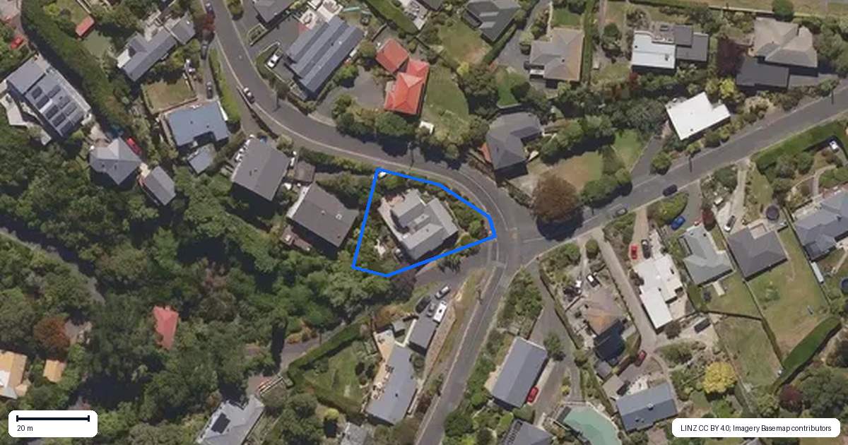 Property context map for 44 Shandon Road, Vauxhall, Dunedin