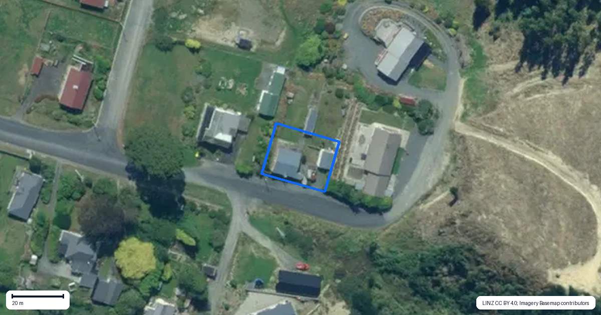 Property context map for 19 Wyre Street, Kaitangata