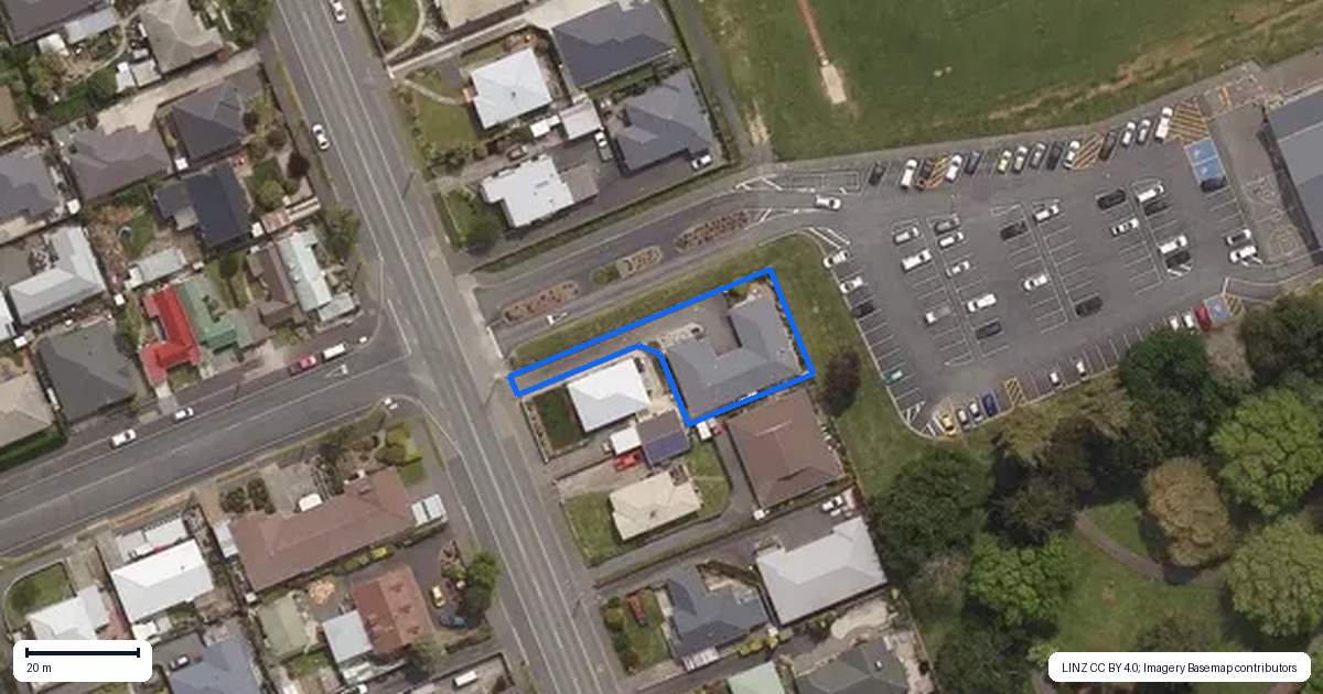 Property context map for 187B Gordon Road, Mosgiel